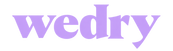 The word 'wedry' appears in a light purple serif typeface centered on a plain white background.